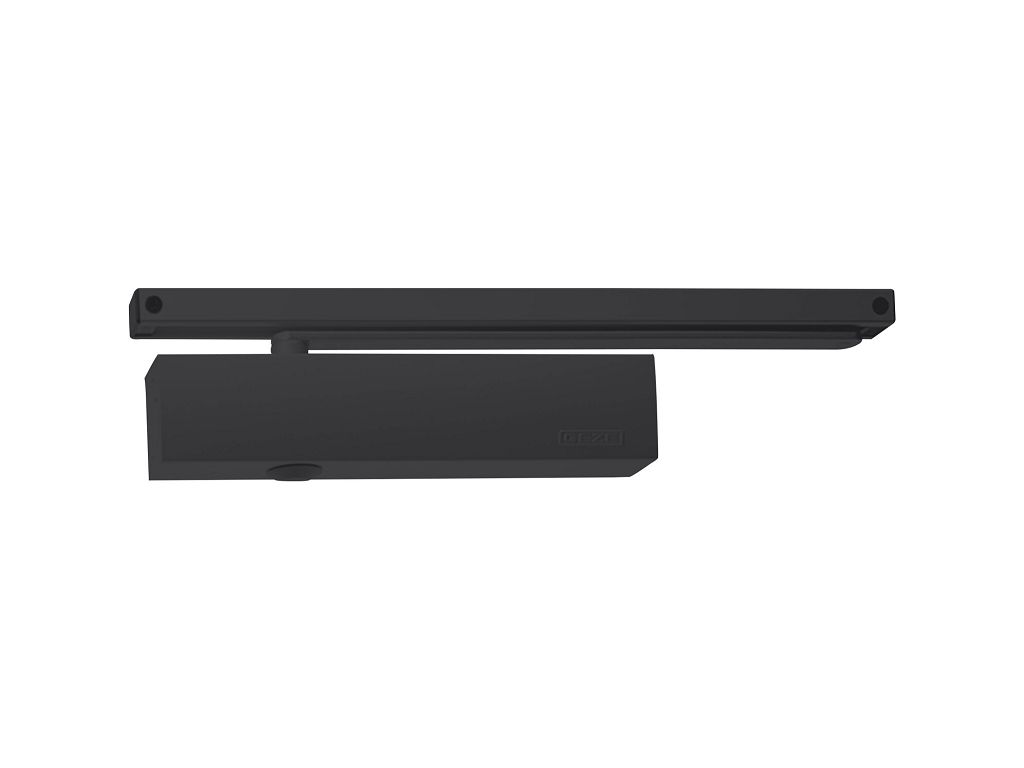 geze _chiudiporta_porta_a_battente_con_braccio_a_slitta_ts5000_nero_opaco.jpg Chiudiporta per Porta Battente con Braccio a Slitta senza Blocco modello TS5000 EN 2-6 Nero Opaco Geze - immagine 1